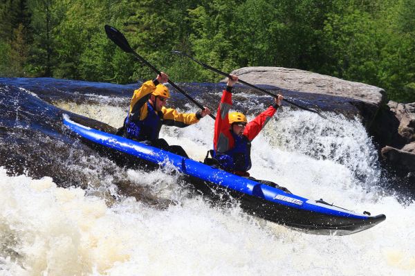 Sea Eagle 420 Explorer over rapids